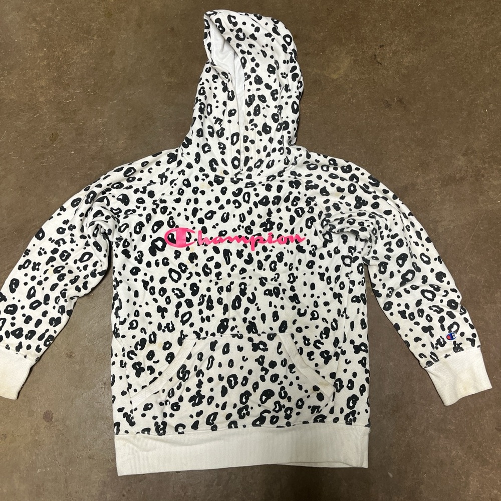 Champion White and Black Teddy Jacket